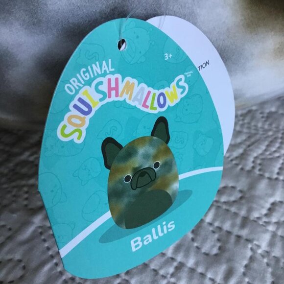 Squishmallows Large Ballis The French BullDog 16" RARE Plush Toy & Puppy Friend - Picture 8 of 8